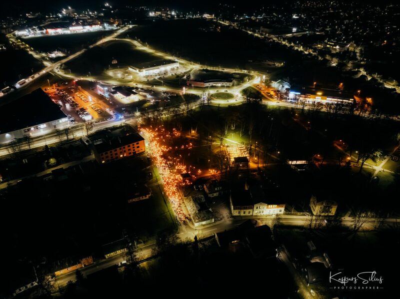 Lāčplēša dienas lāpu gājiens Jēkabpilī
