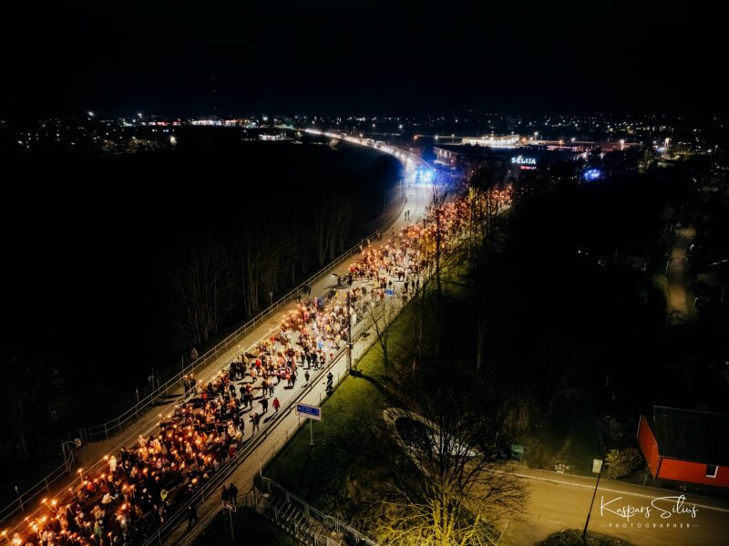 Lāčplēša dienas lāpu gājiens Jēkabpilī