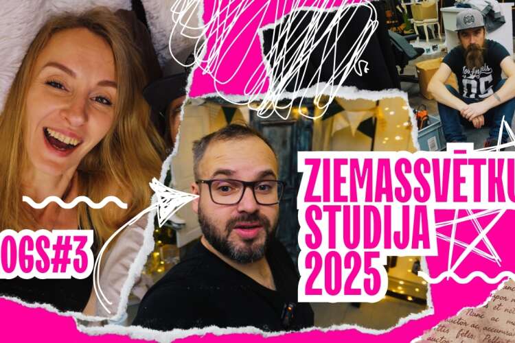Ziemassvētku Studija 2025 - Vlogs #3