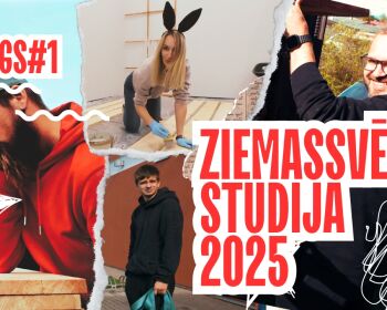 Ziemassvētku studija 2025 #vlogs1
